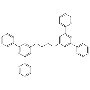 1,2-Bis[(2,2':6',2''-terpyridin-4'-yl)oxy]ethane结构式