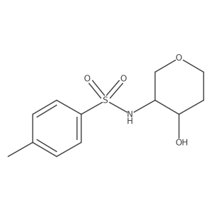 N-[(3R,4R)-4-hydroxytetrahydropyran-3-yl]-4-methyl-benzenesulfonamide结构式