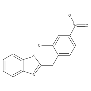 2-(2-Chloro-4-nitrobenzyl)benzothiazole结构式