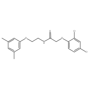 2-(2,4-dichlorophenoxy)-N-[2-(3,5-dimethylphenoxy)ethyl]acetamide Structure