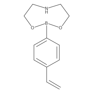 2-(4-Ethenylphenyl)-1,3,6,2-dioxazaborocane结构式