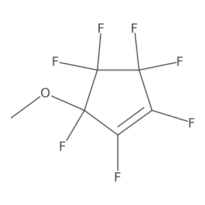 Heptafluoro-3-methoxycyclopentene Structure
