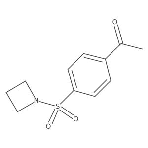 1-(4-(Azetidin-1-ylsulfonyl)phenyl)ethanone结构式