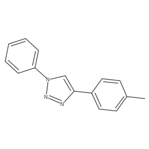 1-Phenyl-4-(p-tolyl)-1H-1,2,3-triazole结构式