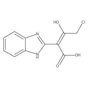 4-chloro-2-(2,3-dihydro-1H-1,3-benzodiazol-2-ylidene)-3-oxobutanoic acid Structure