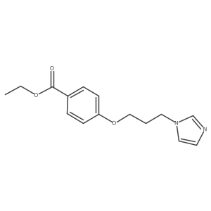 1-[3-(4-Ethoxycarbonylphenoxy)propyl]imidazole Structure