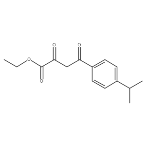 Ethyl 4-(4-isopropylphenyl)-2,4-dioxobutanoate Structure