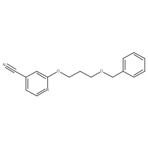2-(3-(Benzyloxy)propoxy)isonicotinonitrile结构式