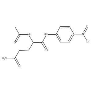 (S)-2-Acetamido-N1-(4-nitrophenyl)pentanediamide Structure