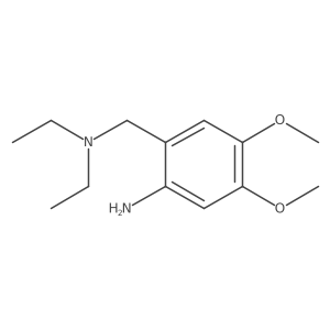 2-((Diethylamino)methyl)-4,5-dimethoxybenzenamine结构式