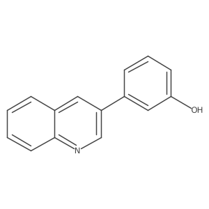 3-Quinolin-3-ylphenol结构式