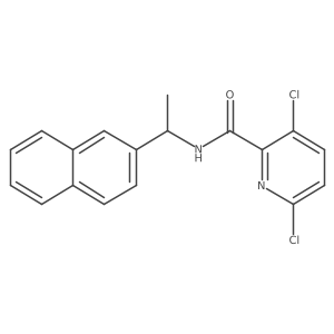 3,6-dichloro-N-[1-(naphthalen-2-yl)ethyl]pyridine-2-carboxamide Structure