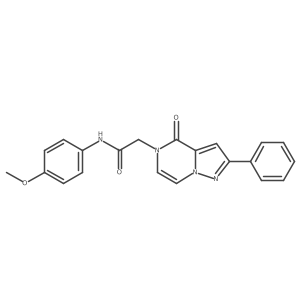 N-(4-methoxyphenyl)-2-(4-oxo-2-phenylpyrazolo[1,5-a]pyrazin-5(4H)-yl)acetamide Structure