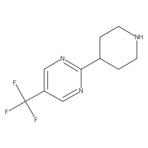 5-Trifluoro-2-piperidin-4-ylpyrimidine Structure