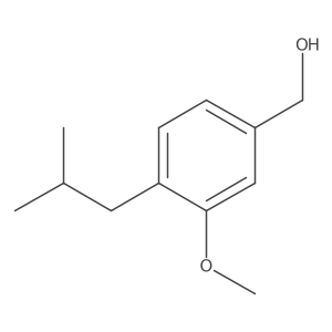 (4-Isobutyl-3-methoxyphenyl)methanol结构式