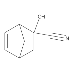 2-Hydroxybicyclo[2.2.1]hept-5-ene-2-carbonitrile结构式