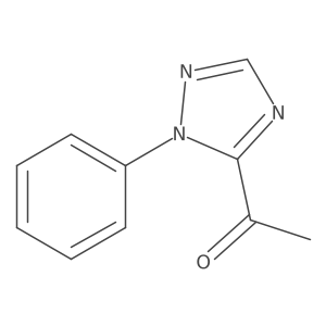 1-(1-Phenyl-1H-1,2,4-triazol-5-yl)ethanone结构式