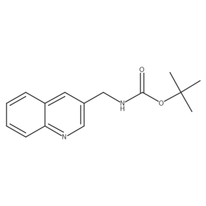 Tert-butyl (quinolin-3-ylmethyl)carbamate Structure