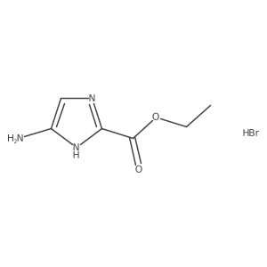 Ethyl 4-amino-1H-imidazole-2-carboxylate hydrobromide Structure