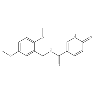 N-[(2,5-dimethoxyphenyl)methyl]-6-hydroxypyridine-3-carboxamide Structure
