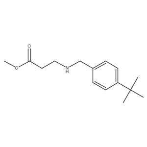 Methyl 3-{[(4-tert-butylphenyl)methyl]amino}propanoate Structure