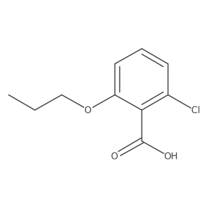 2-Chloro-6-propoxybenzoic acid Structure
