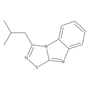 3-(2-Methylpropyl)-1,2,4-thiadiazolo[4,5-a]benzimidazole Structure