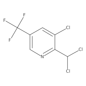 3-Chloro-2-(dichloromethyl)-5-(trifluoromethyl)pyridine结构式