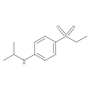 4-(Ethanesulfonyl)-N-(propan-2-yl)aniline Structure