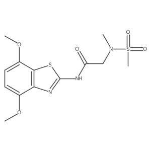 N-(4,7-dimethoxybenzo[d]thiazol-2-yl)-2-(N-methylmethylsulfonamido)acetamide Structure