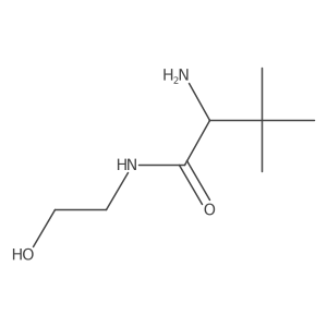 (S)-2-amino-N-(2-hydroxyethyl)-3,3-dimethylbutanamide Structure