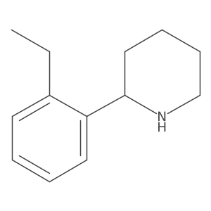 (R)-2-(2-Ethylphenyl)piperidine Structure