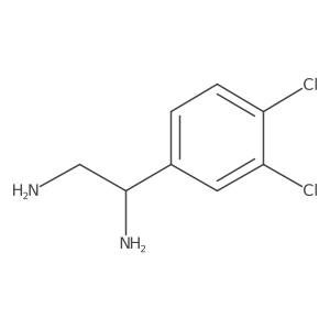 (1R)-1-(3,4-Dichlorophenyl)ethane-1,2-diamine结构式
