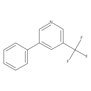 3-Phenyl-5-(trifluoromethyl)pyridine Structure