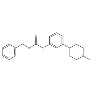 benzyl N-[3-(1-methylpiperidin-4-yl)phenyl]carbamate Structure