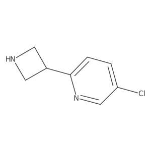 2-(Azetidin-3-yl)-5-chloropyridine Structure