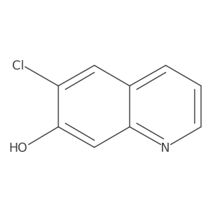 6-Chloro-7-quinolinol Structure