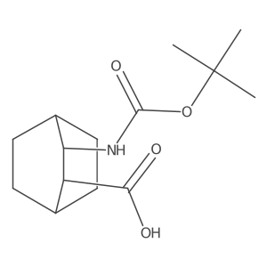 (2S,3S)-3-{[(tert-butoxy)carbonyl]amino}bicyclo[2.2.2]octane-2-carboxylic acid Structure