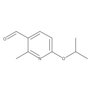 6-Isopropoxy-2-methylnicotinaldehyde Structure