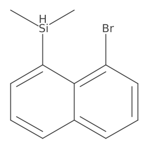 1-Bromo-8-(dimethylsilyl)naphthalene Structure