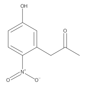 1-(5-Hydroxy-2-nitrophenyl)propan-2-one Structure