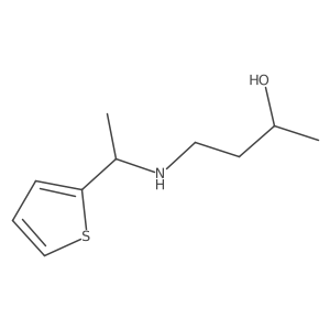 4-{[1-(Thiophen-2-yl)ethyl]amino}butan-2-ol Structure