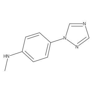 N-methyl-4-(1H-1,2,4-triazol-1-yl)benzenamine Structure