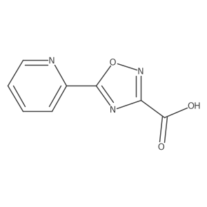5-(Pyridin-2-yl)-1,2,4-oxadiazole-3-carboxylicacid Structure