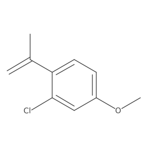 2-Chloro-4-methoxy-1-(1-methylethenyl)benzene Structure