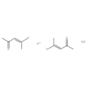 Strontiumacetylacetonatehydrate Structure