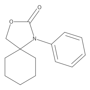 1-Phenyl-3-oxa-1-azaspiro[4.5]decan-2-one Structure