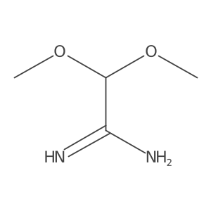 2,2-Dimethoxyethanimidamide结构式