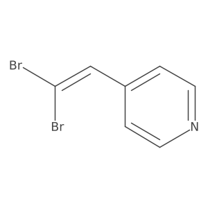 4-(2,2-Dibromoethenyl)pyridine结构式