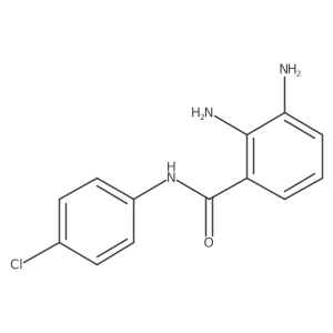 2,3-diamino-N-(4-chlorophenyl)benzamide Structure